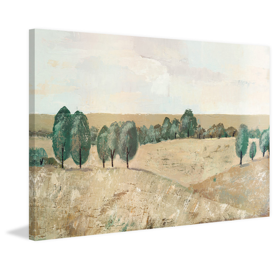 Mountain Forests by Parvez Taj - Wrapped Canvas Painting