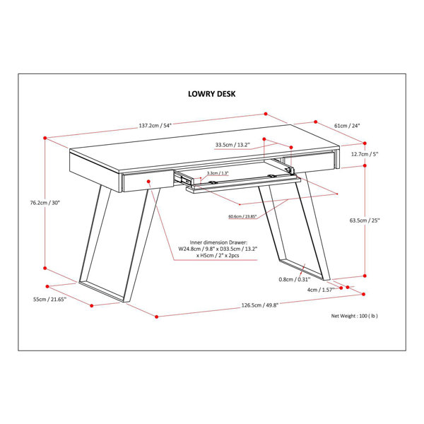 Dimensions du produit