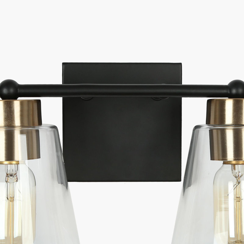 Quiros 2 - Light Dimmable Bathroom Vanity Light Black