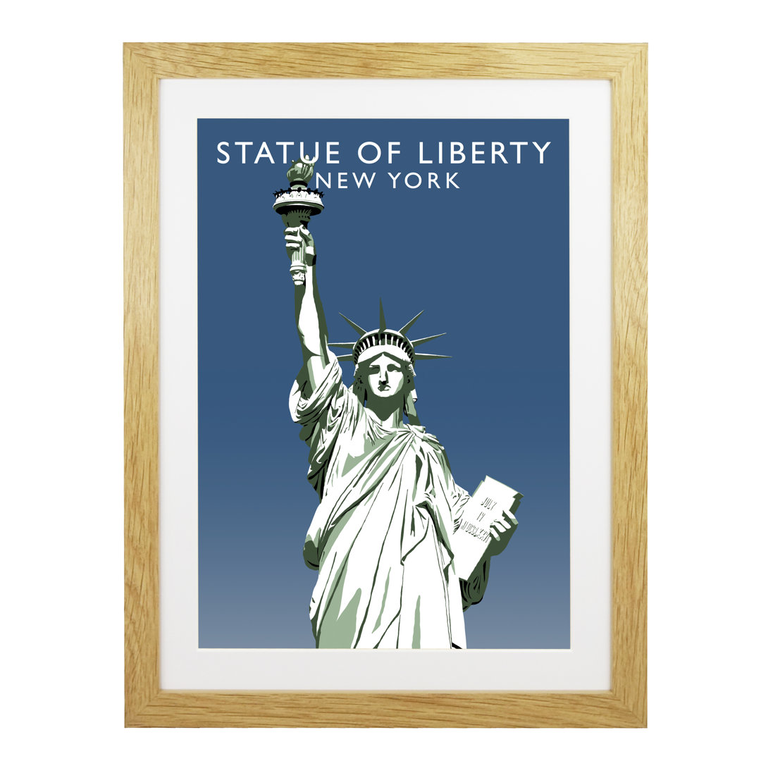 Statue of Liberty by Richard O'Niel - Graphic Art Print on Paper