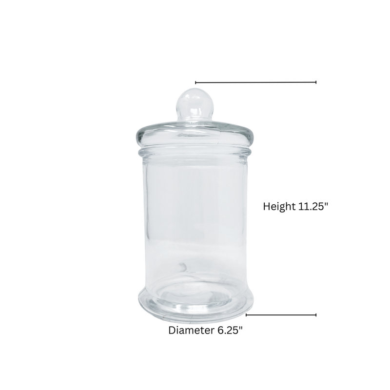 Glass Jar, 	0.5 Gallons