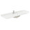 66" Single Countertop with Square Sink (3-Hole), Backsplash & Sidesplash