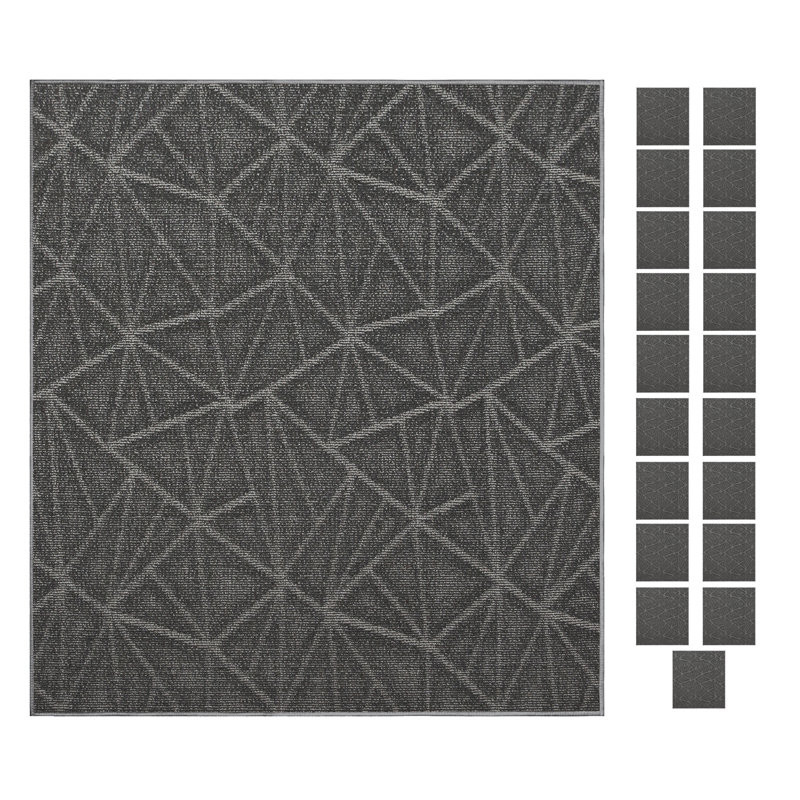 Tapis décoratif intérieur / extérieur Furnish My Place, Rectangulaire 2 pi x 3 pi