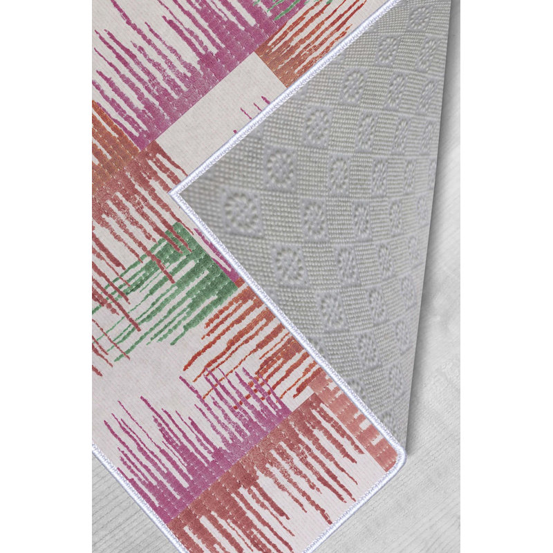 Premium Hall Carpet, 3D Digital Printed, 3.3 x 6.6 ft | 100% Polyester, 650 g/m² | Antibacterial, Non-Slip Underside, Pile Height: 0.3 in | Machine Washable, Perfect for High-Traffic Areas, Stylish & Durable Design