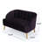 Snowhill Recessed Arm Settee-138196034