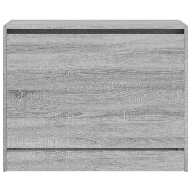 6 Pair Shoe Storage Cabinet, Grey Sonoma