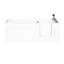 Abberton 1700mm x 760mm Freestanding Acrylic Bathtub-118805785