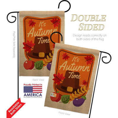 Double Sided 18.5'' H x 13'' W Polyester Flag Set