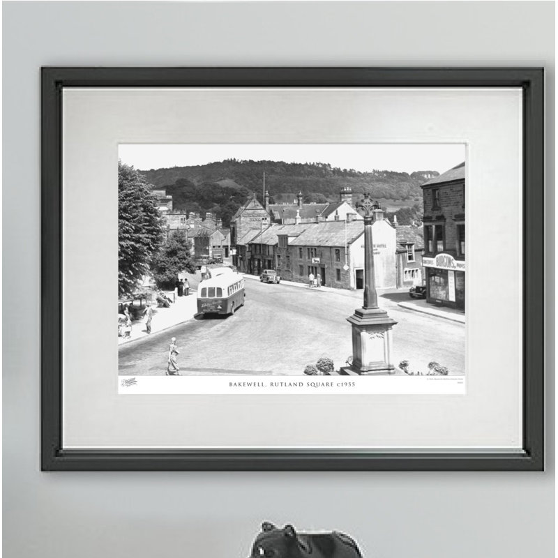 Bakewell, Rutland Square C1955 - Single Picture Frame Print, 28cm H x 36cm W x 2.3cm D