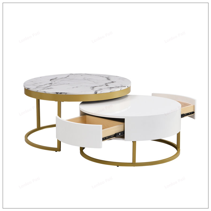 Ensemble de tables basses gigognes Modern Modern