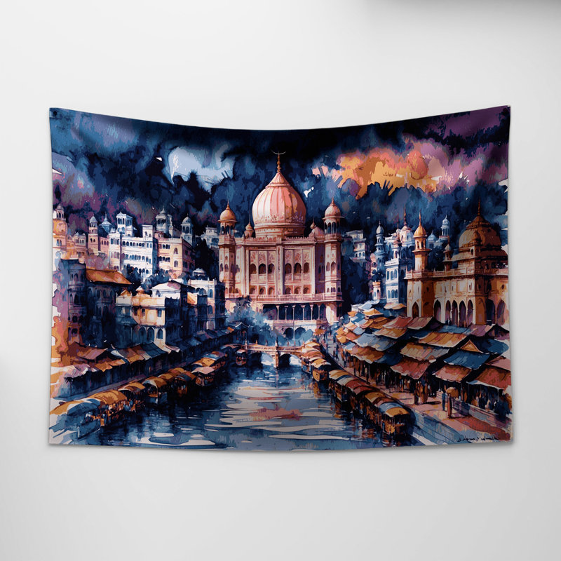 Tapisserie murale «Cities Dhaka», 26 po x 36 po