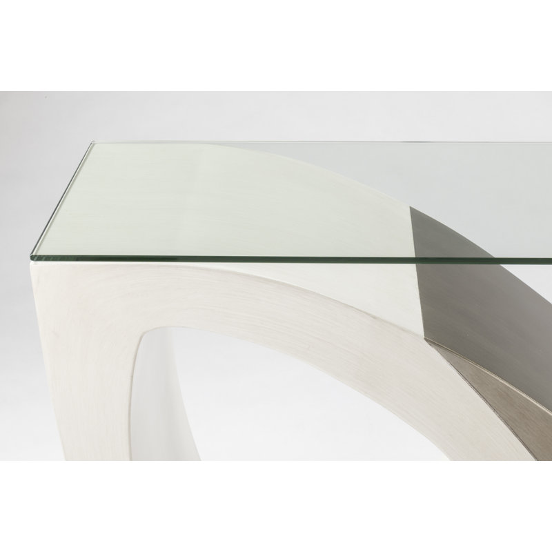 69'' W Glass Console Table