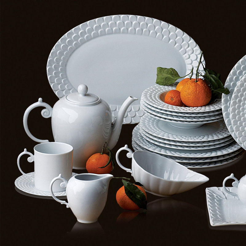Aegean Porcelain Dinnerware Set - Service for 1