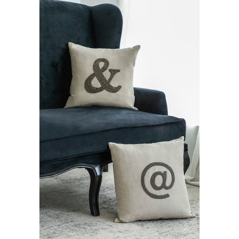 Geometric Cotton Linen Throw Pillow