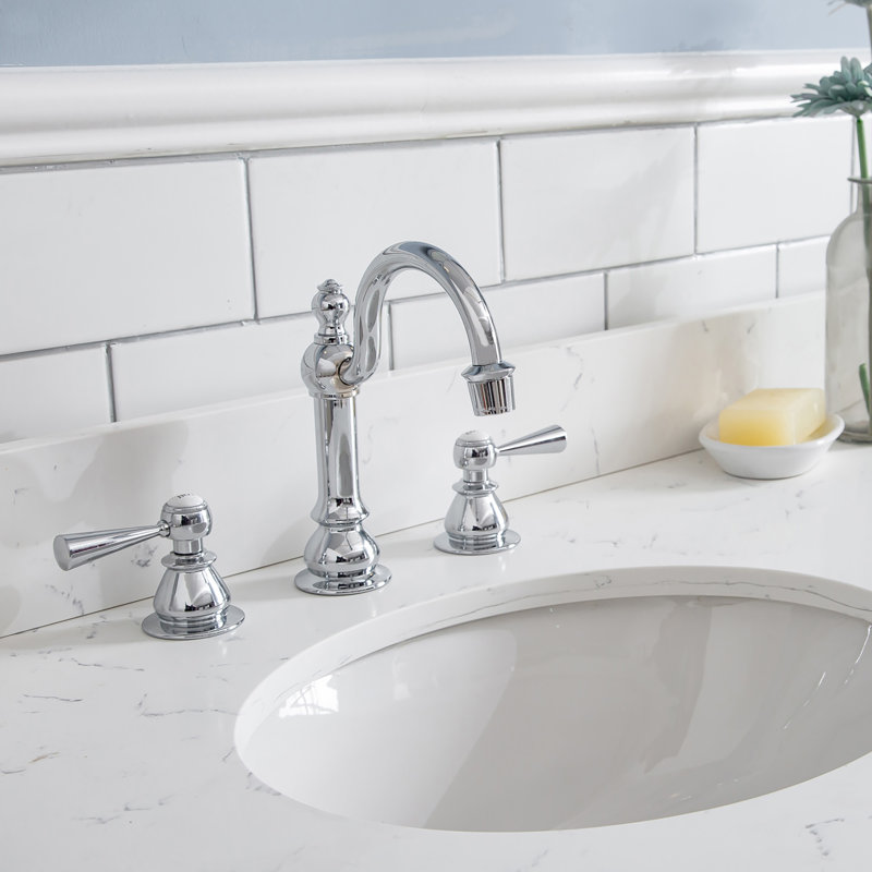 Palace 60'' W Double Vanity, Pure White, Stainless Steel