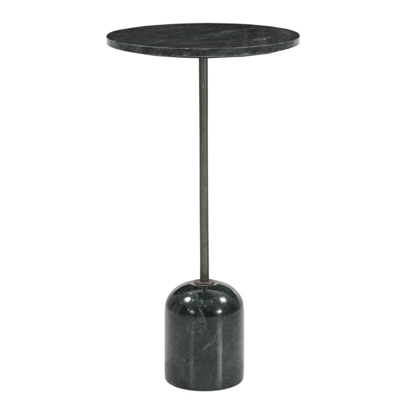 Table de bout Delanda, Vert / noir, H 27 po x l 14 po