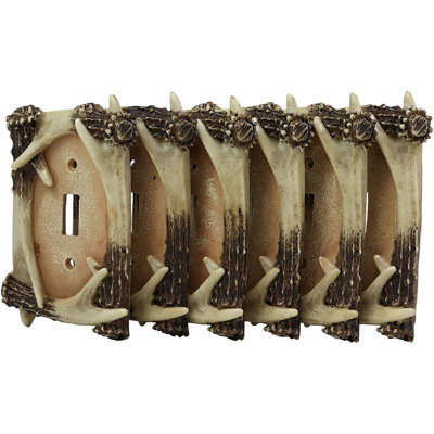 Aujah No Subject 1 - Gang Toggle Light Switch Jumbo Wall Plate
