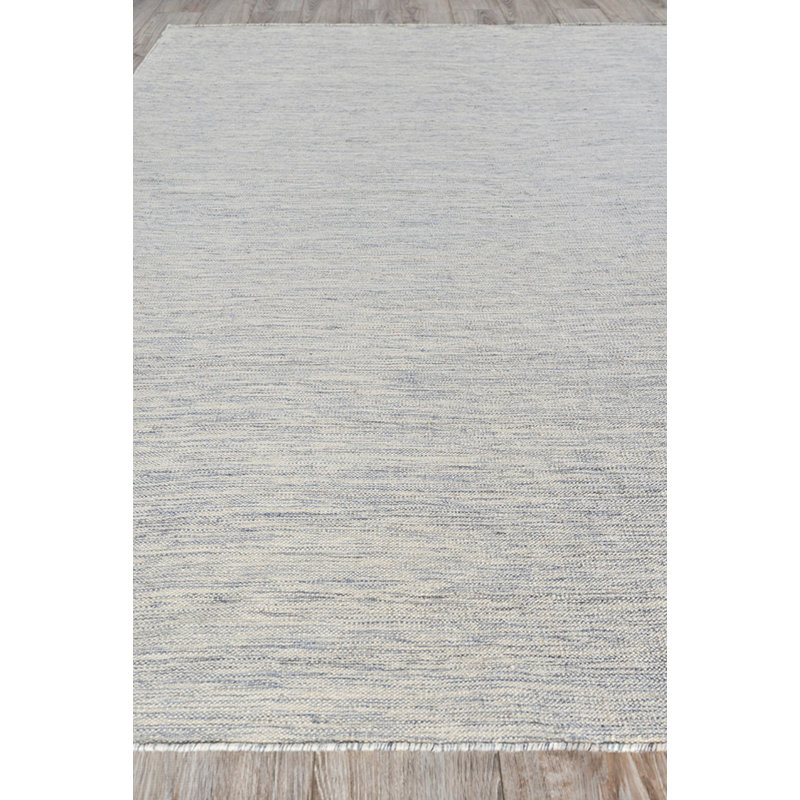 Chelsea Flatweave Wood Area Rug, Rectangle 2' x 3', Blue