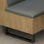 Banc rembourré en similicuir