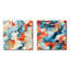Coulliette - Ensemble de 2 collages carrés abstraits-101844564-101844566