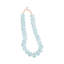 Lily's Living 15" Aqua Blue Vintage Sea Glass Beads
