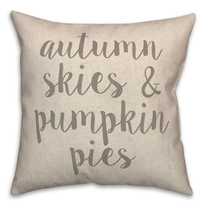  Housse et insert de coussin d'automne, H 18 po x l 18 po