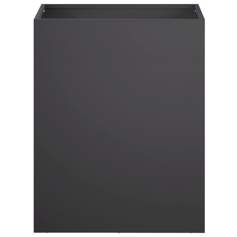 Planter, 50cm H x 40cm W x 30cm D, Black, 2