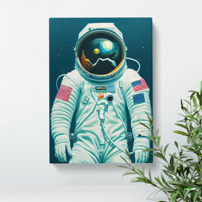 Outstanding Astronaut - Wrapped Canvas