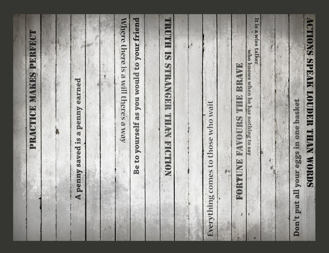 Memorable Quotes 231cm x 300cm Wallpaper