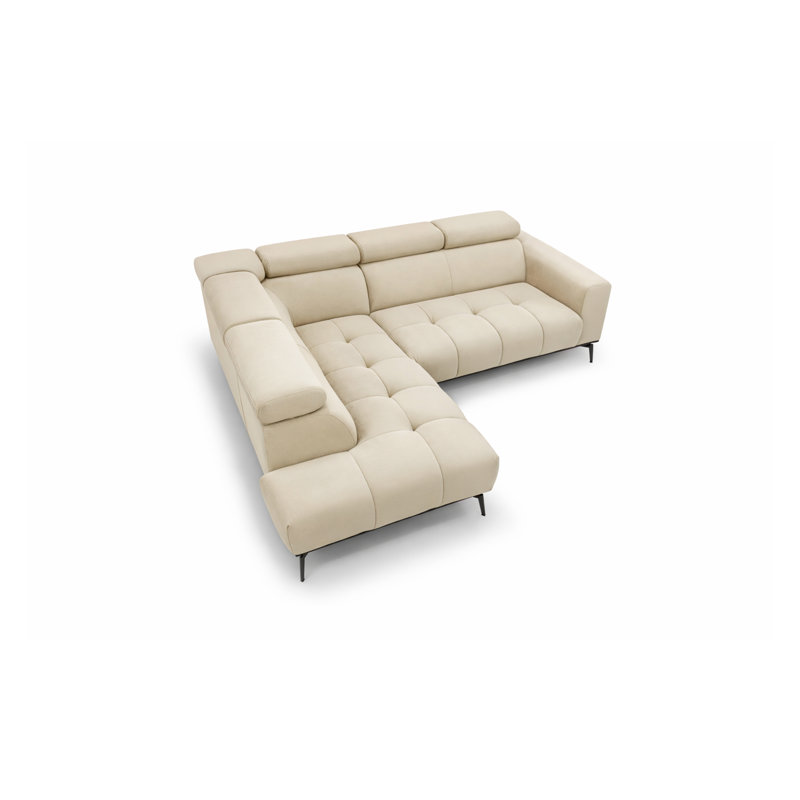 5 Seater Corner Sofa, Beige