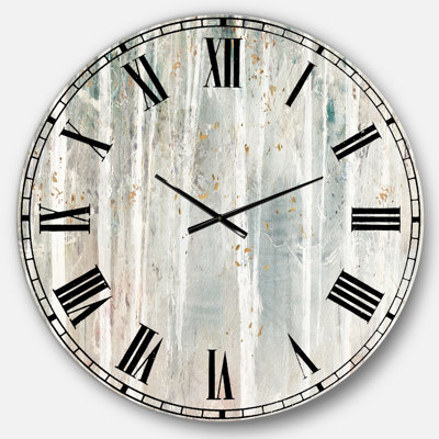 A Woodland Walk into the Forest III - Traditional wall clock