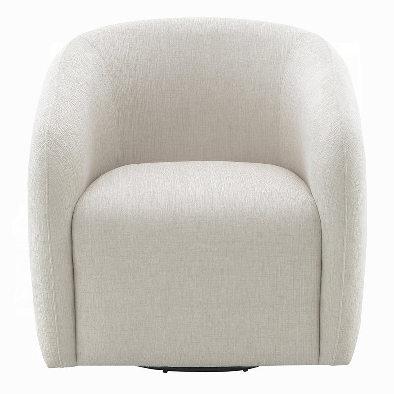 Chaise Étienne avec pivot, Beige