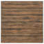 Table de bout en bois brun vieilli avec tablette Castleton