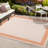Cipolla Classic Diamond Border Cream/Orange Indoor/Outdoor Rug-69806665