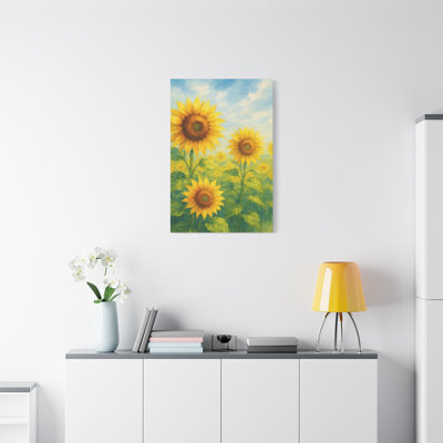 Aaroon Single Picture Frame Print on Canvas