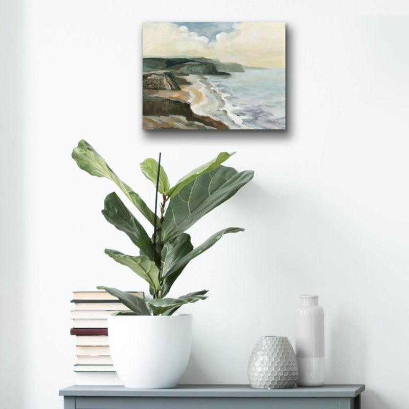  «Irish Coast Dark» par Silvia Vassileva, art mural en verre acrylique, 16 po x 12 po
