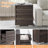 Louby Farmhouse 3 Piece Platform Bed And Nightstand Bedroom Set-2100556748-2100556749