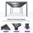 Aluminum Louvered Pergola-82617688