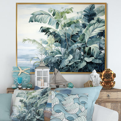 Downe - Coastal Tropical Wall Art
