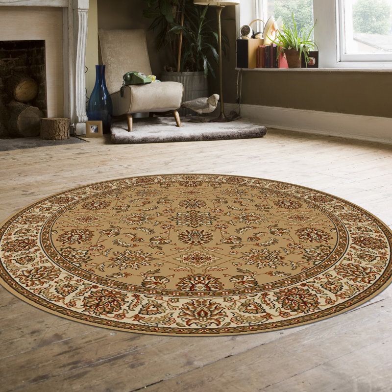 Oriental Indoor Rug, Round 5'3"