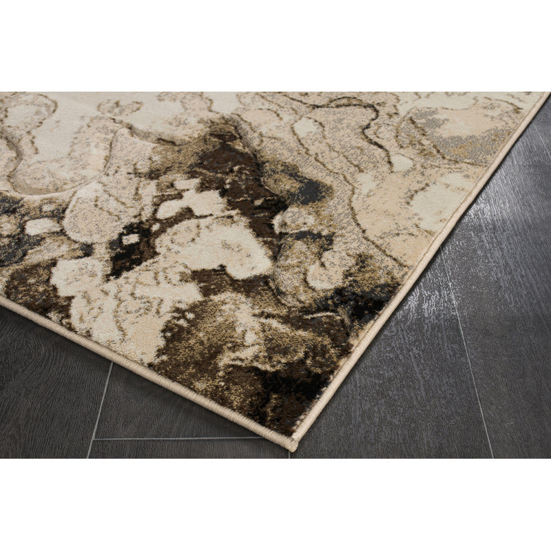 Tyanka Abstract Indoor Rug, Rectangle 2'1'' x 3'3''
