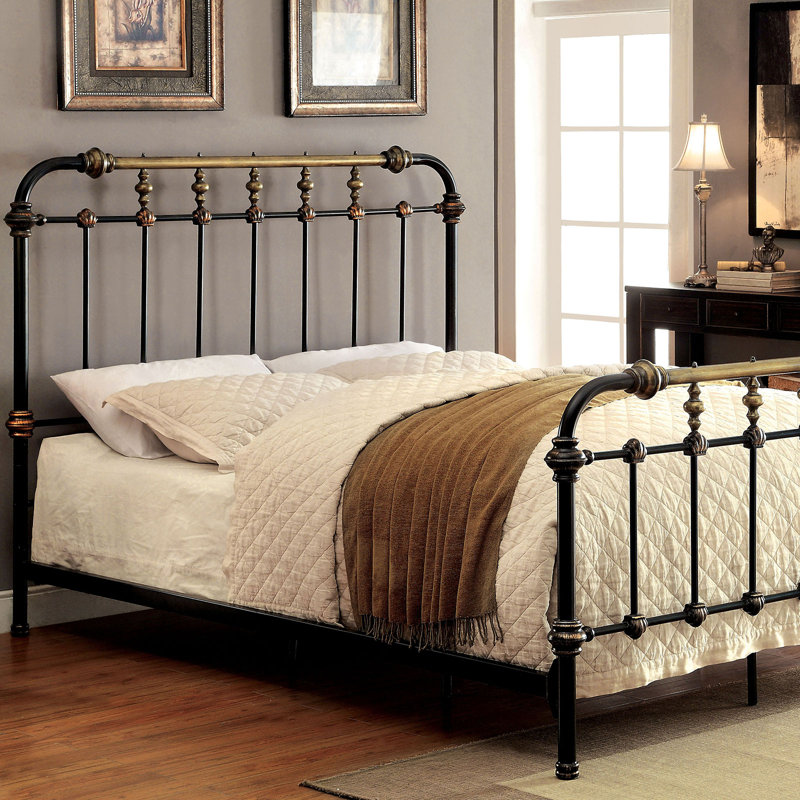 Dejon Metal Open-Frame Bed, Queen