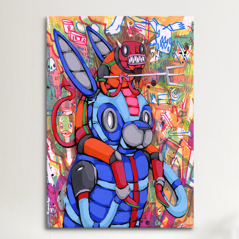 Ric Stultz Always On My Back Graphic Art on Wrapped Canvas, Wrapped Canvas, No Mat, 18" H x 12" W x 0.75" D