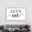 Let's Eat by Imperfect Dust - Textual Art on Canvas-269949948-269949950