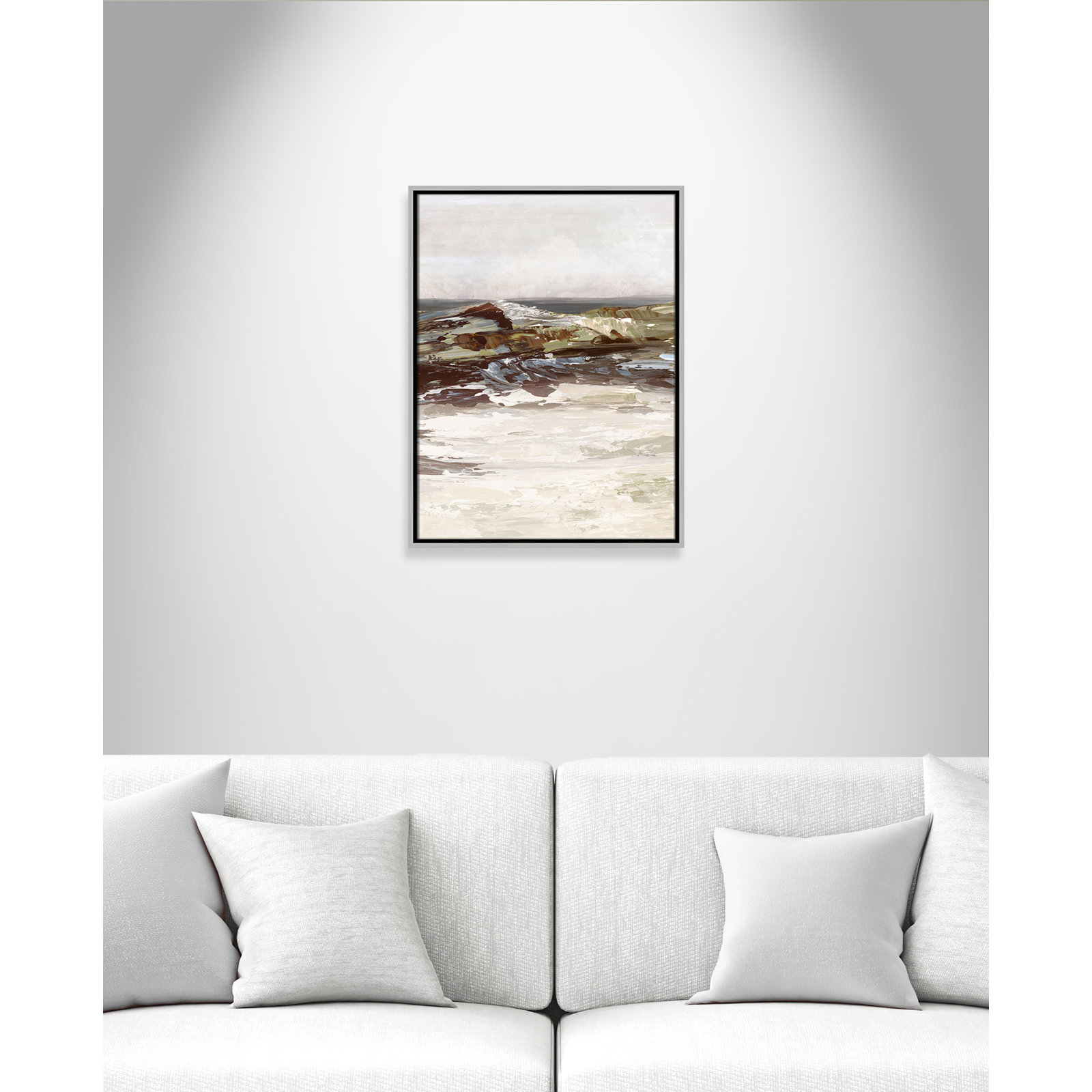 Conan "Stoney Peak" Print, 25.5" H x 19.5" W, Silver