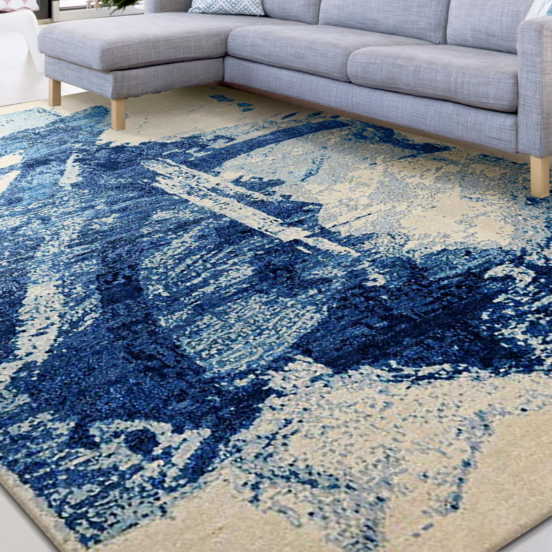 Abstract Area Rug, Rectangle 9' x 12'
