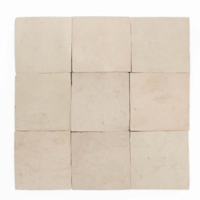 Moroccan Zellige 3.94 in. x 3.94 in. Glossy Ceramic Tile