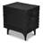 Chennai Handcrafted Solid Wood Nightstand in Black