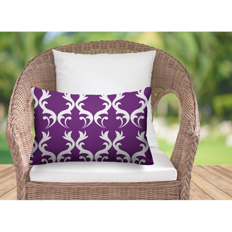Housse et insert de coussin d'extérieur Galton, Améthyste