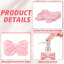 Ensemble d'accessoires de salle de bain en céramique rose 3 pièces pour comptoir, distributeur de savon, porte-brosse à dents, porte-savon, lavabo pour salle de bain